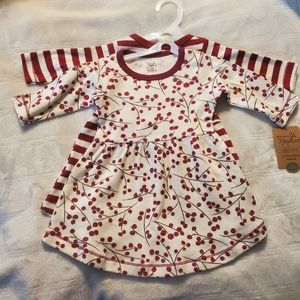 Touched by nature organic cotton 0-3 month dresses
